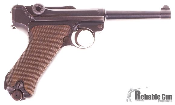 Picture of Used DWM Luger P-08, 9mm Re-Barreled to 107mm, Original Barrel Profile, 1 Magazine (Rust on Magazine)