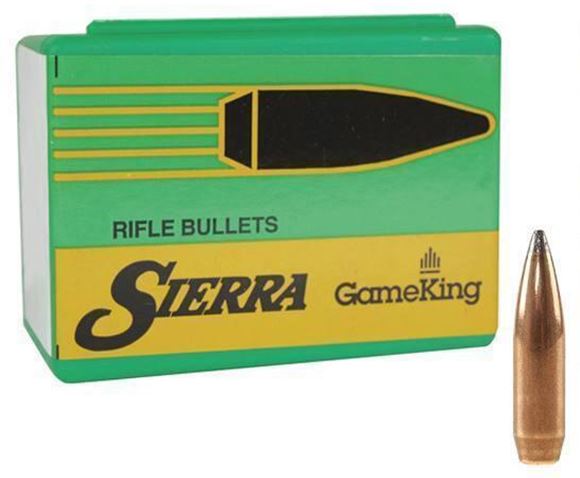 Picture of Sierra Rifle Bullets, Gameking - 338 Caliber (.338"), 250Gr, SBT, 50ct Box