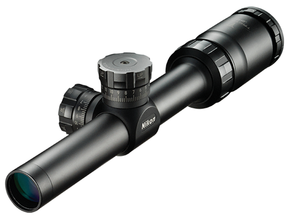 Picture of Nikon Sport Optics Riflescopes, AR Riflescopes - P-223, 1.5-4.5x20mm, 1", Matte, BDC 600, 1/4 MOA Click Adjustment, Waterproof/Fogproof