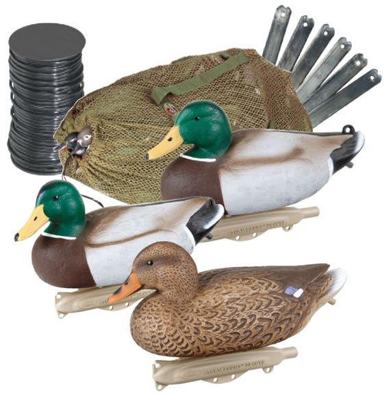 Picture of Flambeau Outdoors Hunting, Waterfowl, Duck Decoys - Classic Mallard Kit - 6 Pack