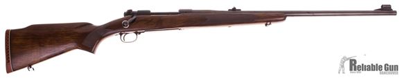 Picture of Used Pre 64 Winchester Model 70 Bolt Action Rifle, 375 H&H, Wood Stock, 24'' Barrel w/Sights, Very Good Condition