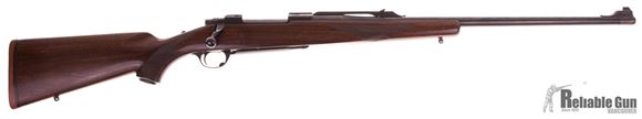 Picture of Used Ruger M77 Bolt Action Rifle, 300 Win Mag, Tang Safety, 24'' Barrel w/Sights, Walnut Stock, Good Condition