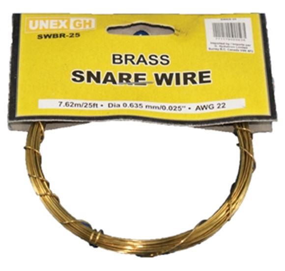 Picture of GH UNEX Snare Wire, AWG 22 x 25', Brass, 0.025"