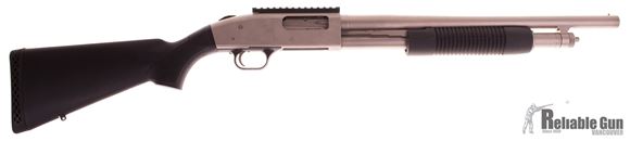 Picture of Used Mossberg 500 Mariner Pump-Action 12ga, 3" Chamber, 18.5" Barrel, Nickel Plated, Very Good Condition