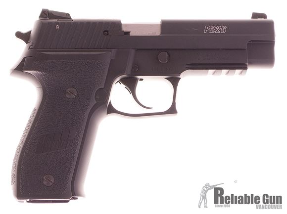 Picture of Used SIG SAUER P226R Classic Rimfire DA/SA Semi-Auto Pistol - 22 LR, 4-1/2", Black Anodized, Black Polymer Factory Grips, 2x10rds, Adjustable Sights, Rail, No Box Excellent Condition