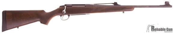 Picture of Used Tikka T3X Battue Bolt Action Rifle - 30-06 Sprg, 20", Blued, Matte Oiled Walnut Stock, TruGlo Fiber Optic Sights, 1 Magazine, Excellent Condition