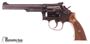 Picture of Used Used Smith & Wesson 17-4, 22 LR 6 Shot Revolver, Wood Grips, Gloss Blue, Good Condition Stamped B.C. AUX.