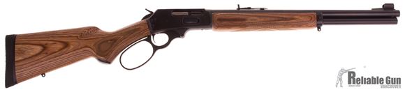 Picture of Used Marlin 1895GBL, Once Fired, 45-70 GOVT, 18.5", Brown Laminate Stock, 6 Shot Tube Magazine, Like New Condition