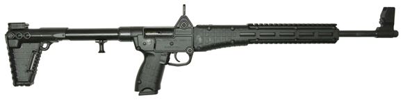 Picture of Kel-Tec Sub-2000 Semi-Auto Carbine - Gen 2, 9mm, 18.5", Blued, Black Synthetic Stock, Smith & Wesson M&P Magazine, 10rds