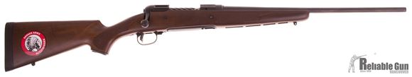 Picture of Used Savage Model 11 Lightweight Hunter Bolt-Action Rifle - 243 Win, 20" Matte Blued, Walnut Stock, Scratch in Stock, Otherwise Very Good Condition, With Box Unfired/ Salesman Sample