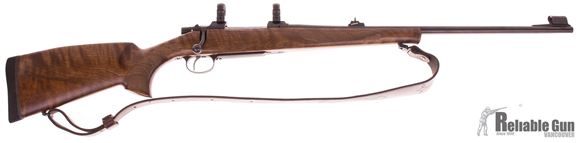 Picture of Used CZ 550 Standard Bolt Action Rifle - 270 Win, 24'' Barrel w/Sights , Blued, Hammer Forged, Walnut Stock, Single Set Trigger, Leupold 1'' Rings, Leather Sling, Excellent Condition