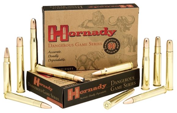 Picture of Hornady Dangerous Game Rifle Ammo - 375 H&H, 300Gr, DGS, 20rds Box