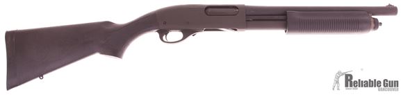 Picture of Used Remington 870 Police Pump-Action 12ga, 3" Chamber 14" Barrel, Parkerized, Synthetic Stock, Unfired
