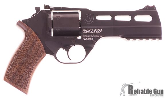 Picture of Used Chiappa Rhino 50DS Double-Action 357 Mag, Black, With Original Case, Excellent Condition