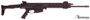 Picture of Used Robinson Arms XCR-M Semi-Auto 308 Win, 18.6" Barrel, Black, One Mag & Original Case, Very Good Condition