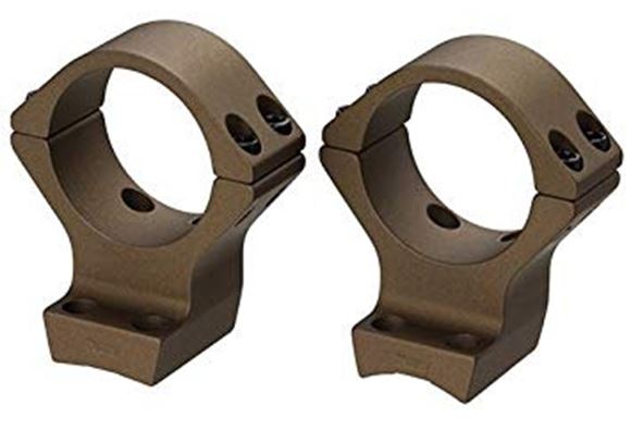 Picture of Browning Scope Rings & Bases, Integrated Scope Mount System - X-Bolt, 1", Standard, Burnt Bronze Cerakote