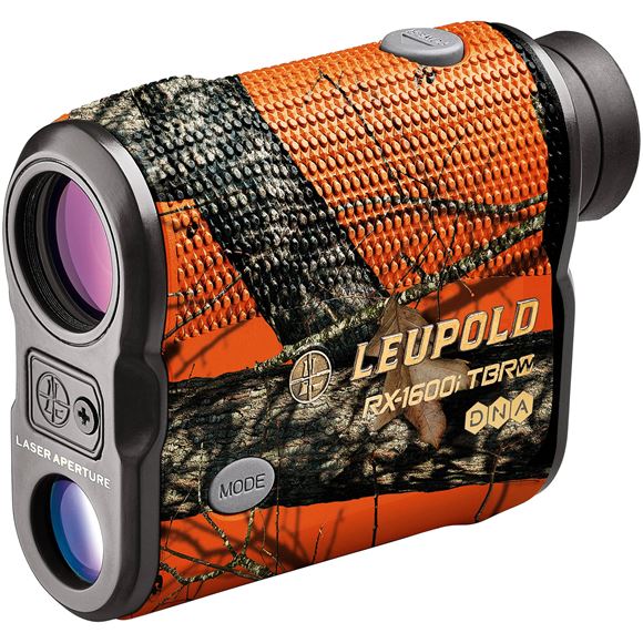 Picture of Leupold Optics - RX-1600i TBR/W with DNA Laser Rangefinder, 6x, 1600 Yards, CR2, Mossy Oak Blaze Orange, Selectable Reticles