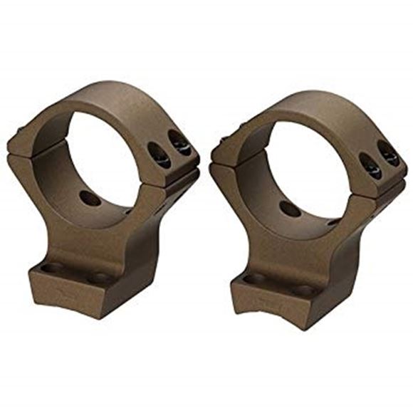 Picture of Browning Scope Rings & Bases, Integrated Scope Mount System - X-Bolt, 1", Intermediate, Burnt Bronze Cerakote