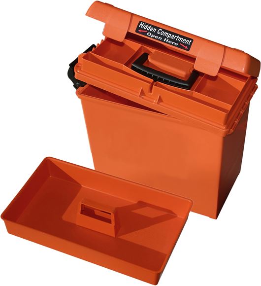Picture of MTM Case-Gard Dry Boxes, Sportsmen's Plus Utility Dry Boxes - SPUD 2, 15" x 8.8" x 13", Orange