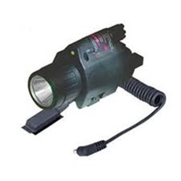 Picture of Sun Optics USA Lasers Sights - 3w 250 Lumens LED Light, 5mw Green Laser, With Remote Switch, Uses 2xCR123A