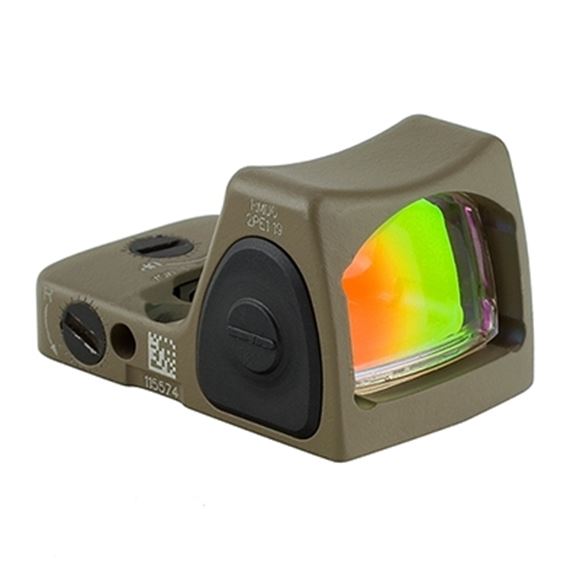 Picture of Trijicon Reflex Sight, RMR 06-C Type 2 - 3.25 MOA Dot, FDE Cerakote, 1 CR2032 Lithium Battery, 8 Brightness Settings, Over 4 years of continuous use