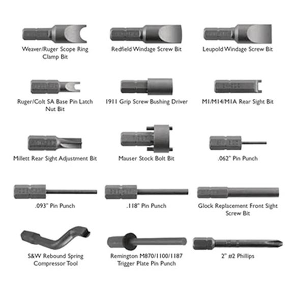 Picture of Wheeler Engineering Gunsmithing Supplies - 17-piece Deluxe Screwdriver Upgrade Kit