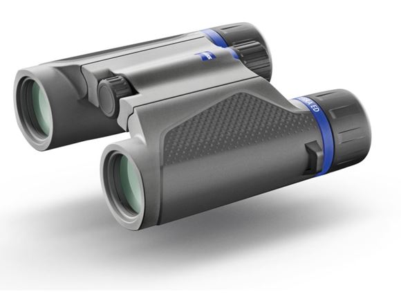 Picture of Zeiss Hunting Sports Optics, TERRA ED Pocket Binoculars - 10x25mm, Cool Grey, Schmidt-Pechan Prism, 100 mbar Water Resistance, Nitrogen Filled