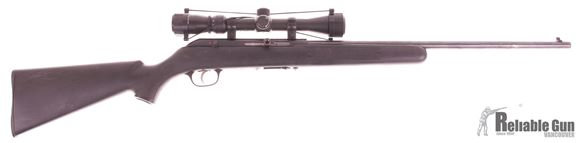 Picture of Used Savage 64F Semi-Auto 22 LR, With Tasco 3-9x32mm Scope, 5 Mags, Fair Condition