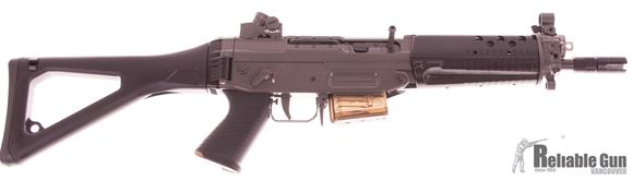 Picture of Used Swiss Arms Classic Green CQB Semi-Auto 5.56, 9" Barrel, Diopter Sight, Two 5rd Mags, Very Good Condition
