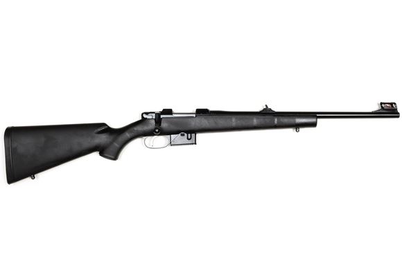 Picture of CZ 527 Carbine Bolt Action Rifle - 7.62x39mm, 18.5", Hammer Forged, Blued, Soft Touch Synthetic Stock, 5rds, Adjustable Single Set Trigger, Fixed Sights