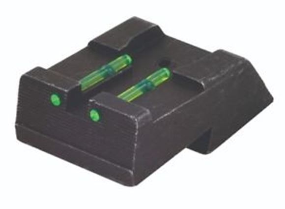 Picture of HiViz Handgun Sights, Springfield, Rear Sights - Fiber Optic Rear Sight, Green, For Springfield 1911 Production Models w/Dovetailed Front Sight (Except GI & Mil Spec. Models)