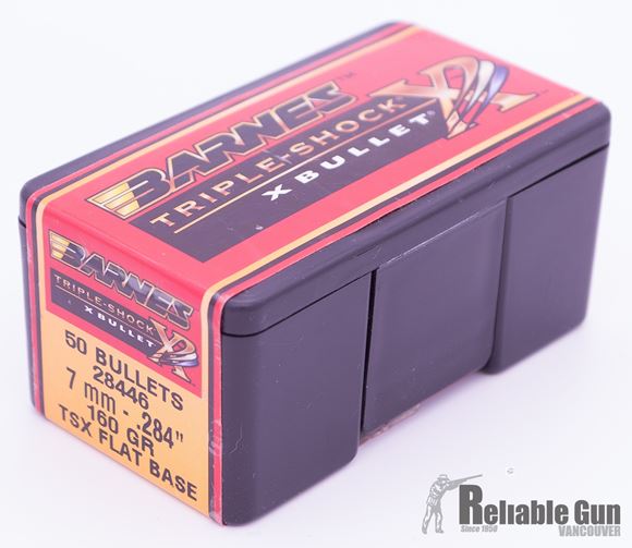 Picture of Barnes TSX (Triple-Shock X) Hunting Rifle Bullets - 7mm (.284"), 160Gr, TSX FB, 50ct Box