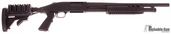 Picture of Used Mossberg 500 Tactical, Pump Action Shotgun, 12 Gauge, ATI Collapsible Stock, 18'' Barrel Bead Sight, Good Condition