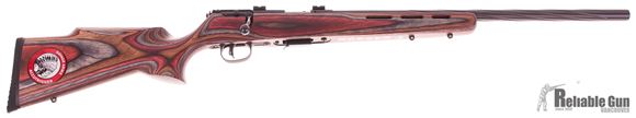 Picture of Used Savage 93R17 BRJ Bolt-Action Rifle - 17 HMR, 21" Spiral Fluted Heavy Barrel, Royal Jacaranda laminate Stock, Accutrigger, Bases, 5rd Mag, New, no box/ Salesman Sample