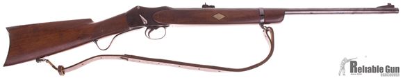 Picture of Used Martini Single-Shot 45-70, 24" Barrel, Re-Blued, Custom Stock With Crescent Buttplate, Williams Sights, Good Condition