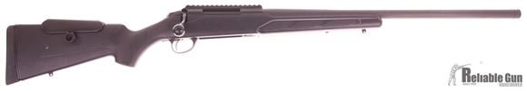 Picture of Used Tikka T3 Tactical Bolt Action Rifle - 223 Rem, 24'' Threaded Barrel, 1x5rds Magazine,  Phosphate finish, Synthetic Stock w/Adjustable Cheekpiece, Tefloned bolt, Tactical bolt handle, Excellent Condition.