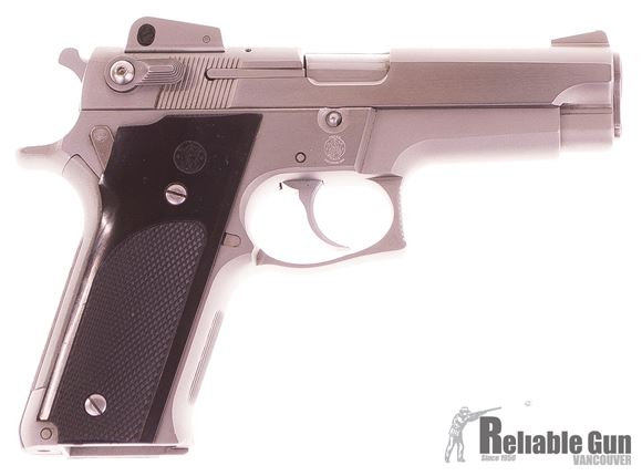 Picture of Used Smith & Wesson Model 659 Semi-Auto 9mm, 4" Barrel, Stainless, With 2 Mags, Good Condition