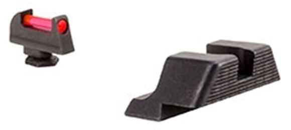 Picture of Trijicon Fiber Sights Set - Front Red, Fits Glock Models 17/17L/19/22/23/24/25/26/27/28/31/32/33/34/35/37/38/39