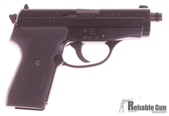 Picture of Used SIG SAUER P239 DA/SA Semi-Auto Pistol - 9mm, 106mm Extended Threaded Barrel, Nitron, 2 Magazines, Excellent Condition