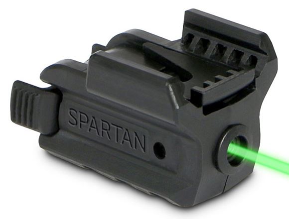 Picture of LaserMax Spartan Adjustable Fit Laser - Green Laser, 1/3N battery, Fits Picatinny & Weaver Rails