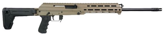 Picture of M+M Industries M10X-Zhukov Semi Auto Rifle - 7.62x39mm, 18.6" Nitrided Barrel, M-Lok Aluminum Chassis, Magpul Zhukov Adjustable Folding Stock, 5/30rds, FDE