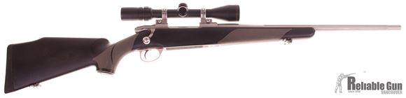 Picture of Used Sako 75 Finnlight Bolt Action Rifle, 30-06 Sprg, 20'' Stainess Fluted Barrel, Synthetic Stock, Bausch & Lomb Elite 3000 3-9x40 Scope Opti-lock Rings, 1 Magazine, Good Condition