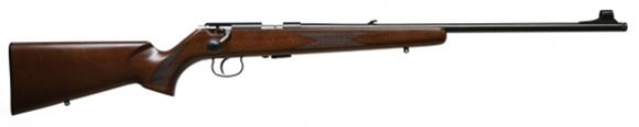 Picture of Anschutz 1416 D KL Walnut Classic Rimfire Bolt Action Rifle - 22 LR, 23" Threaded Barrel, Blued, Walnut Stock, 5rds, Folding Leaf Sight, Match 64 Action, 1-Stage 5094 D