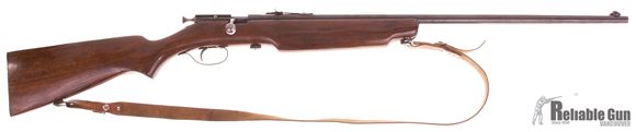 Picture of Used Cooey Model 75 Bolt Action 22 LR, Single Shot, Wood Stock, Leather Sling, Good Condition