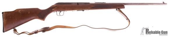 Picture of Used Sears Model 8C (Cooey 64B) Semi Auto 22LR, 20' Barrel w/Sights, Wood Stock, 1 Magazine, Leather Sling, Good Condition