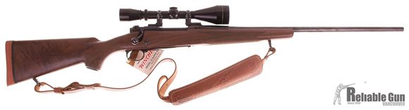 Picture of Used Winchester Model 70 Super Grade Bolt Action Rifle, 30-06 Sprg, 24'' Barrel, Deluxe Wood Stock, Leupold 3-9x50 Vari-X II, Excellent Condition Like New