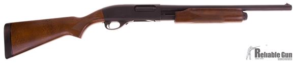 Picture of Used Remington 870 Express Magnum Pump Action Shotgun, 12-Gauge, 2 Barrel Combo, 18.5 & 28'' Barrel, Wood Stock, Metal Trigger Guard, Excellent Condition