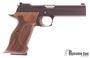 Picture of  Used SIG SAUER P210 Super Target Single Action Semi-Auto Pistol - 9mm, 5'', PVD Coating, Ergonomic Wood Grips, 2x8rds Magazines, Micrometer Sight, Original Box, Very Good Condition