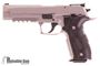 Picture of Used SIG SAUER P226 X-Five Allround DA/SA Semi-Auto Pistol - 9mm, 5.0", Stainless, Black Laminate Grips, 2x10rds, AdjustableTarget Sight, Beavertail, Original Box, New Condition
