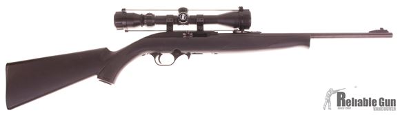 Picture of Used Mossberg 702 Plinkster Rimfire Semi-Auto Rifle - 22 LR, 18", Blue, Black Synthetic Stock, 3 Magazines, Bushnell 3-9x40 Scope, Good Condition